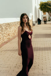 Leone Dress Prugna